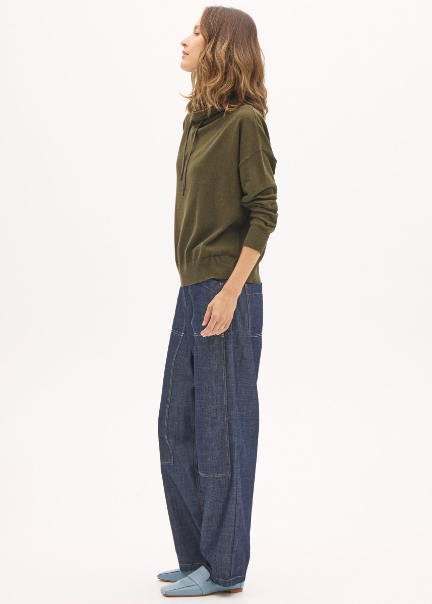 Rowan Drawcord Knit - Green Knit POL