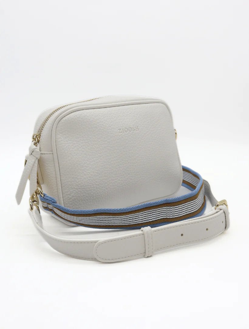 Ruby Cross Body Bag - White Bags zjoosh