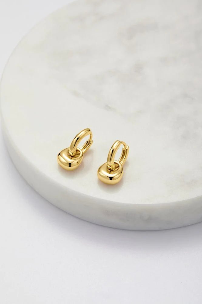 Sadie hoop - Gold earing Zafino Jewellery