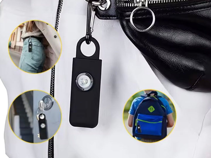 Safety Bee - Rechargeable Personal Safety Alarm - Black Personal alarm Safety Bee