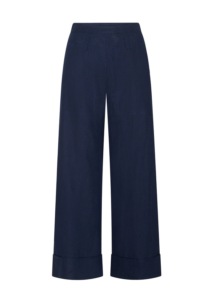 Saga Button Pant - Ink POL