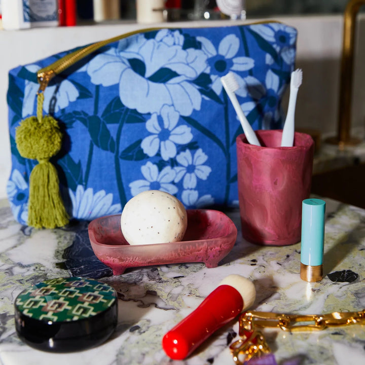 Sage and Clare - BERNADA COSMETIC BAG Cosmetic & Toiletry Bags Sage & Clare