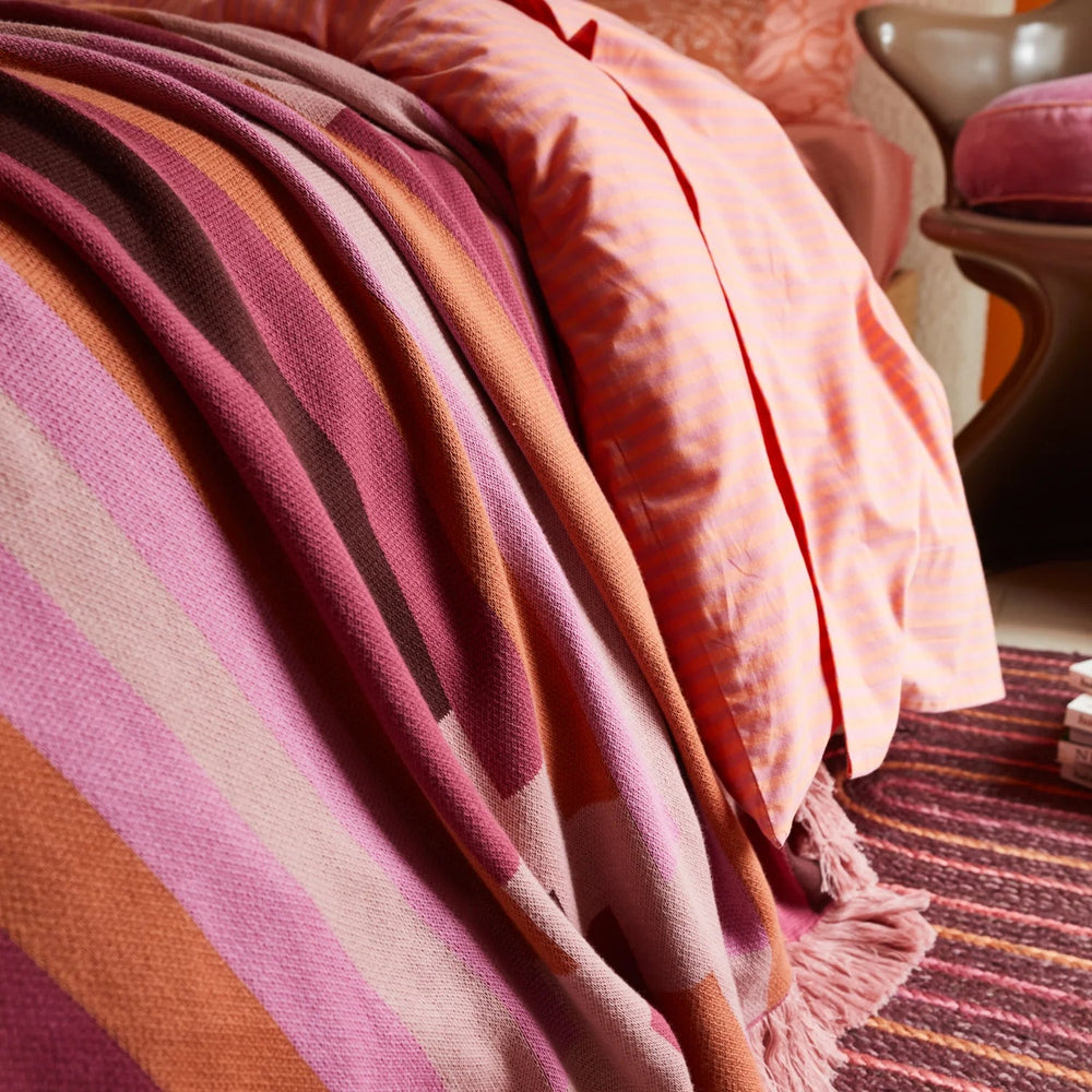 Sage and Clare - Nisha Knit Blanket - Rosewater Blankets Sage & Clare