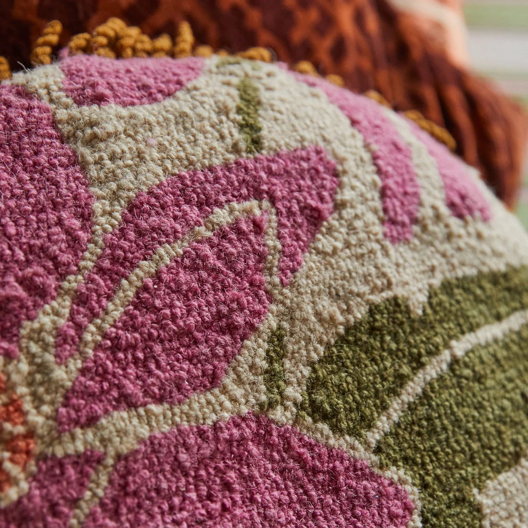 Sage & Clare Alexa Print Cushion - Aja Punch Needle Cushion feather insert cushion Sage & Clare