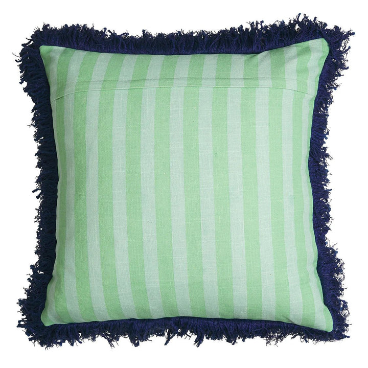 Sage & Clare Annette Embroidered cushion - Jade feather insert cushion Sage & Clare