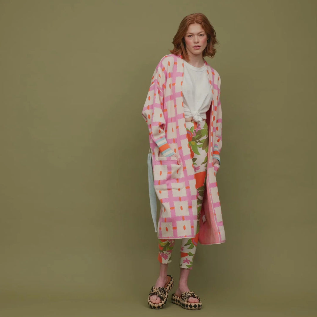 Sage & Clare Culver Jacquard robe sleepwear Sage & Clare