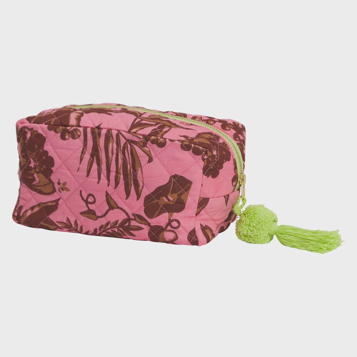 Sage & Clare Safia Beauty Bag Cosmetic & Toiletry Bags Sage & Clare