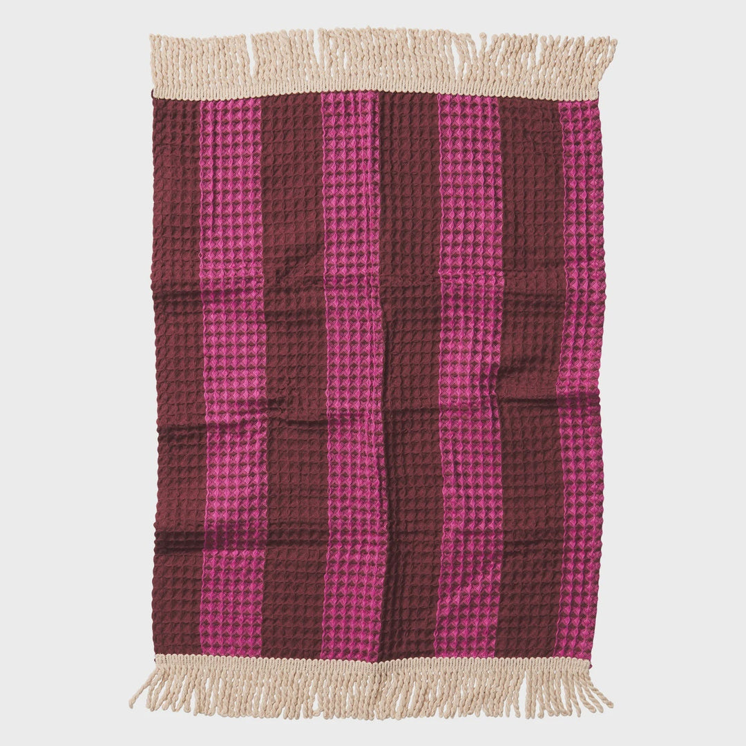 Sage & Clare Zelia Waffle face washer - Bougainvillea bath Sage & Clare