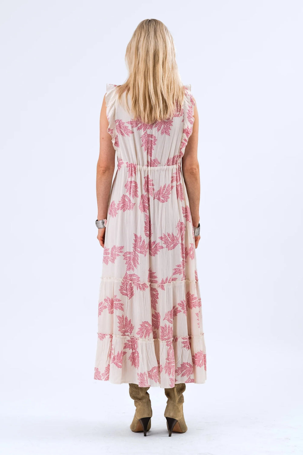 Samo Midi Dress SL PINK dress Lollys Laundry