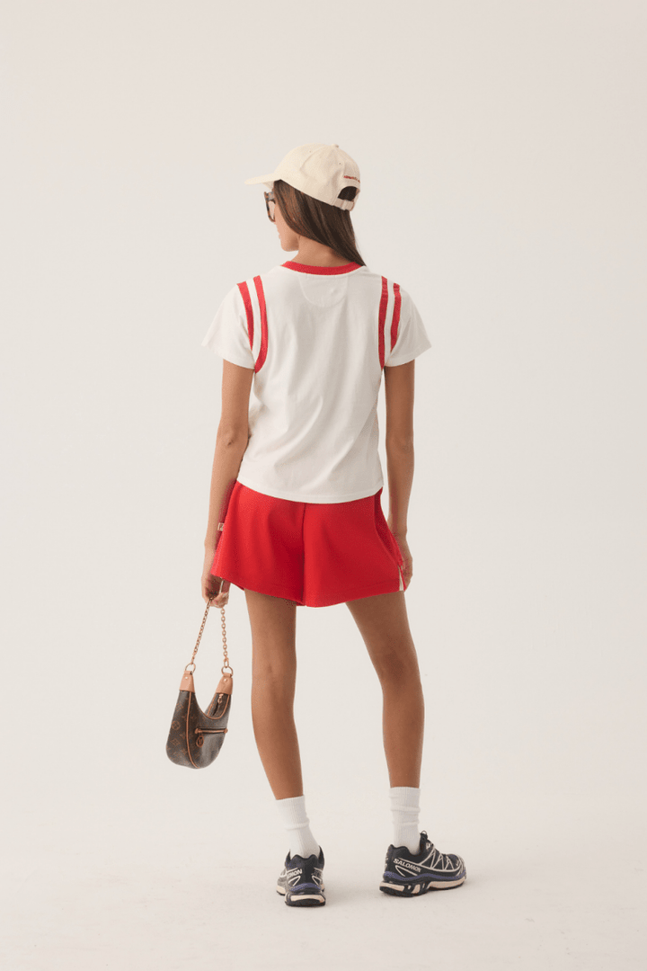 San Juan Baby Tee Snow Araminta James