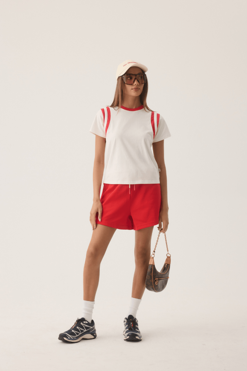 San Juan Baby Tee Snow Araminta James