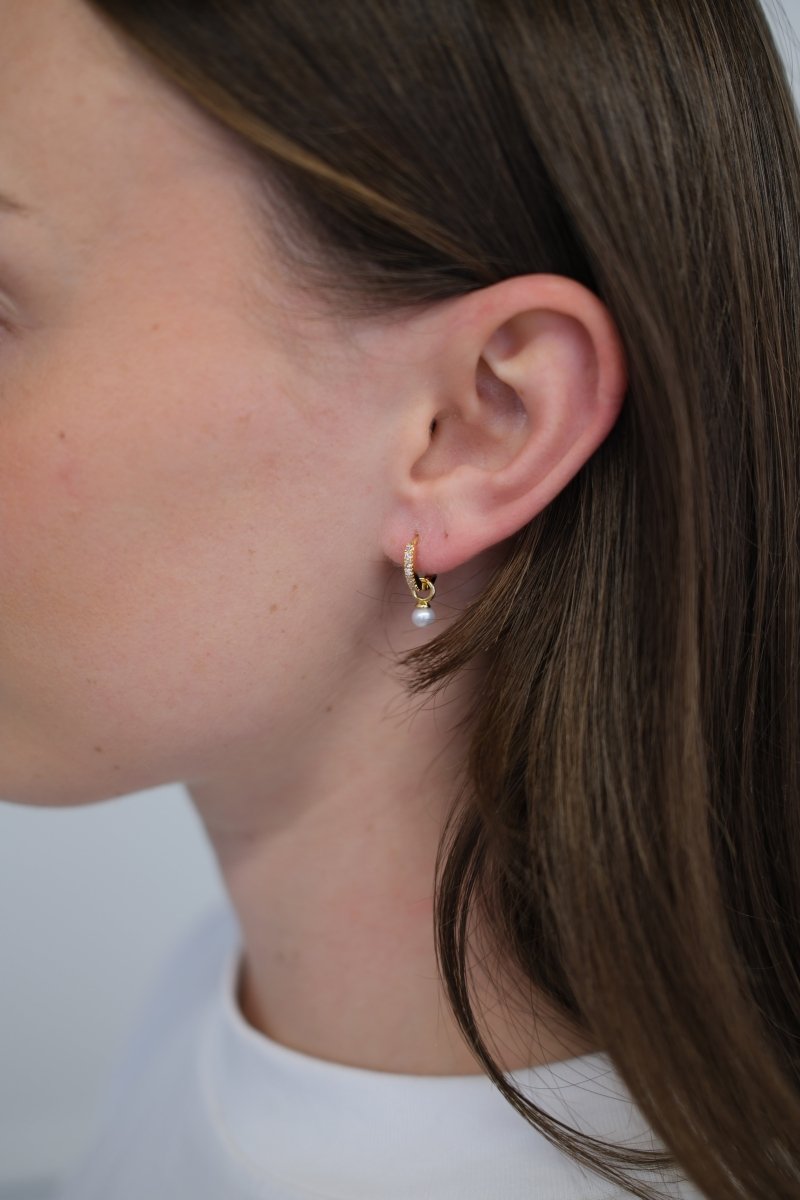 Scarlette Hoop - Gold Zafino