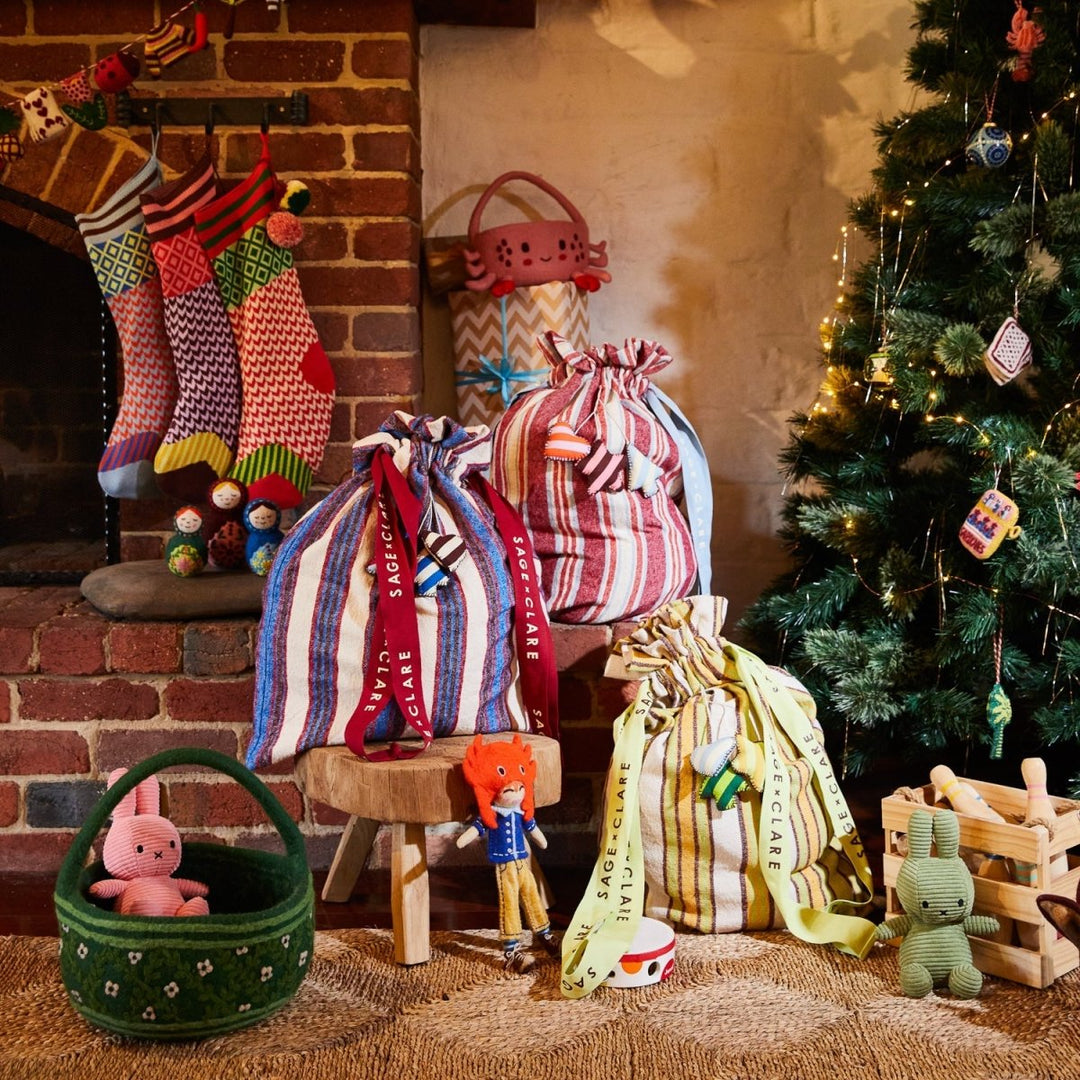 Selene Santa Sack - Azure Sage & Clare