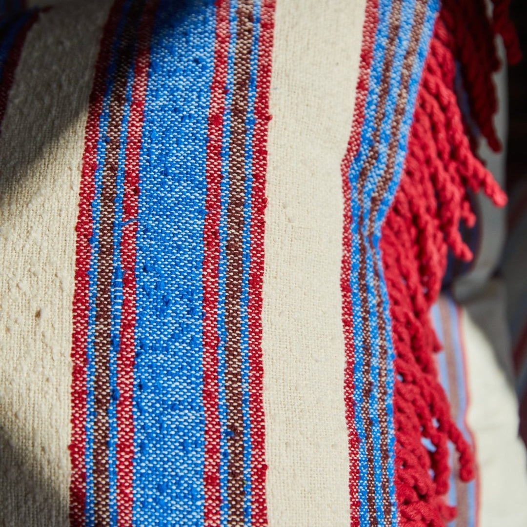 Selene Woven Cushion - Azure - Stanleyandstone