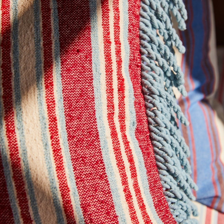 Selene Woven Cushion - Crimson - Stanleyandstone