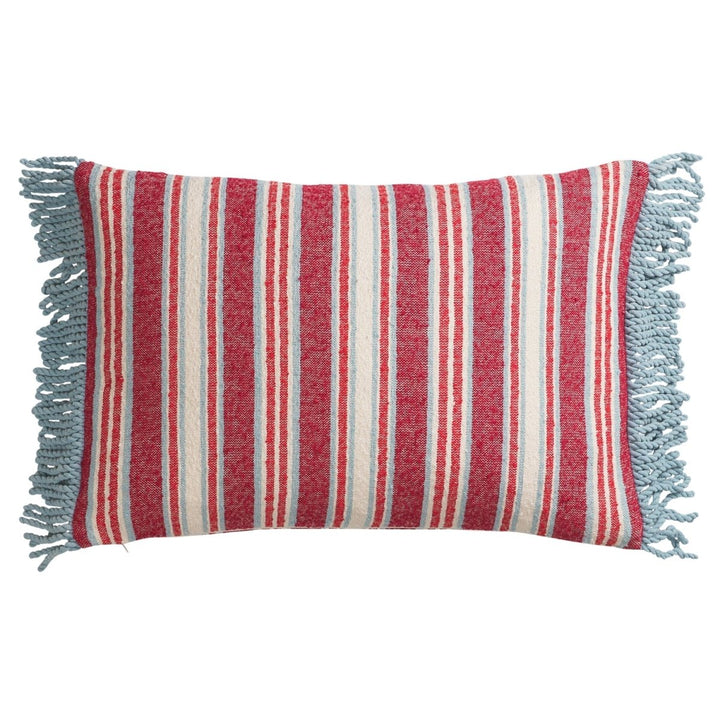 Selene Woven Cushion - Crimson - Stanleyandstone