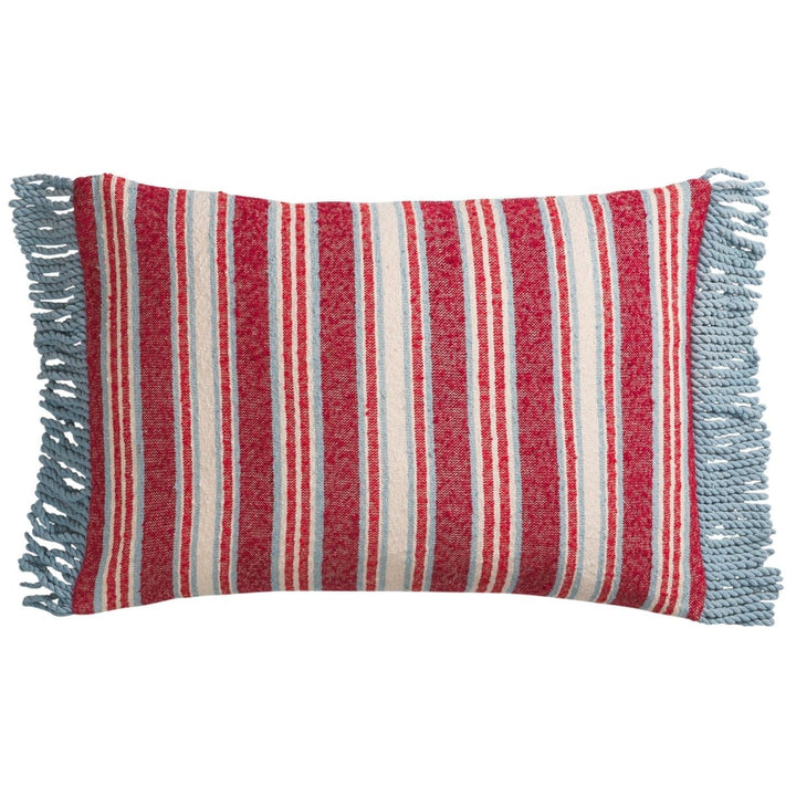 Selene Woven Cushion - Crimson - Stanleyandstone
