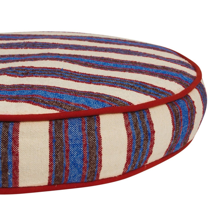 Selene Woven Floor Cushion - Azure - Stanleyandstone