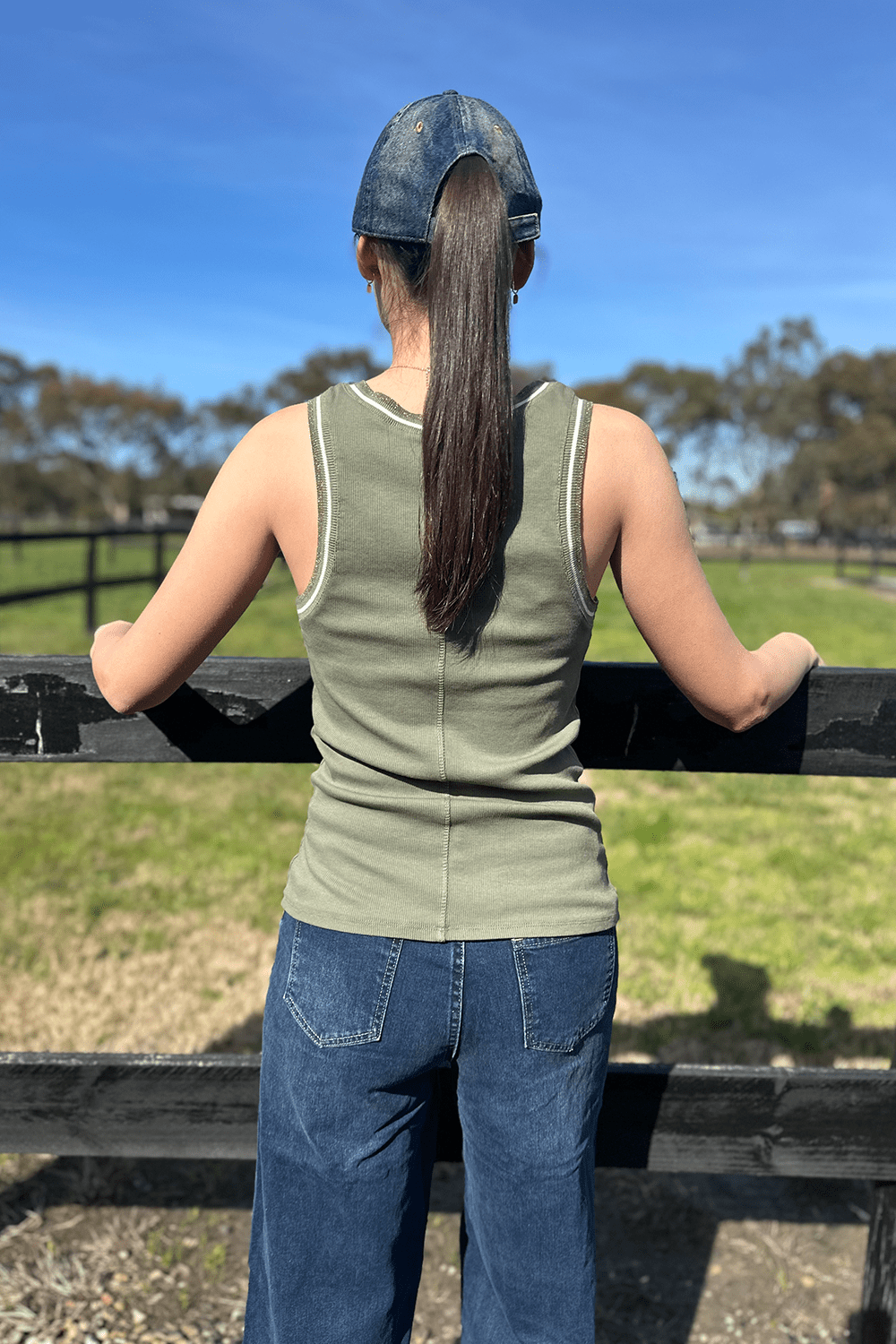 Senza Singlet Italian Star