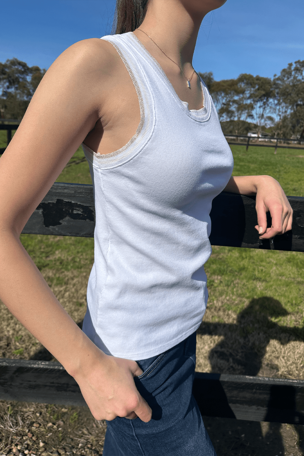 Senza Singlet Italian Star