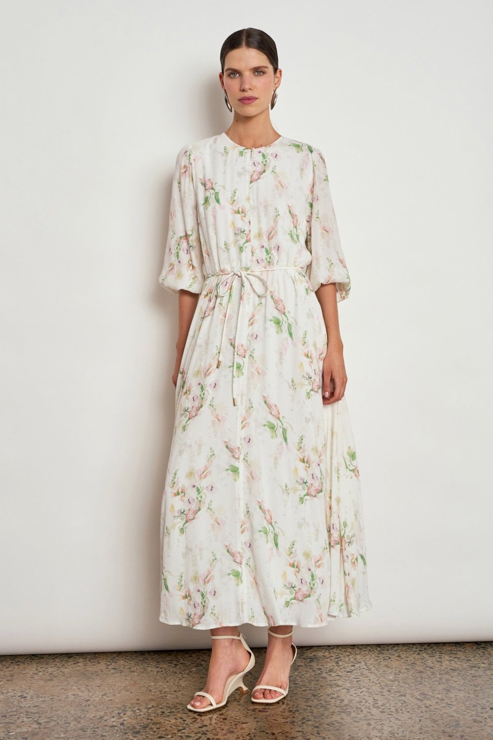 sequence dress - painterly bloom - Stanleyandstone