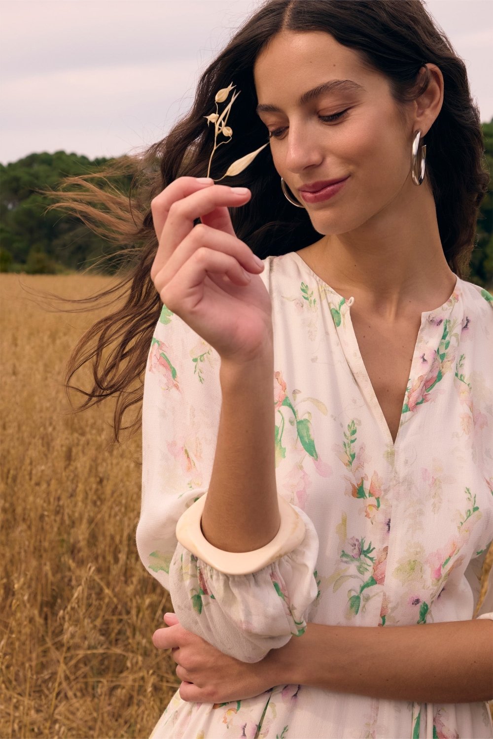 sequence dress - painterly bloom - Stanleyandstone