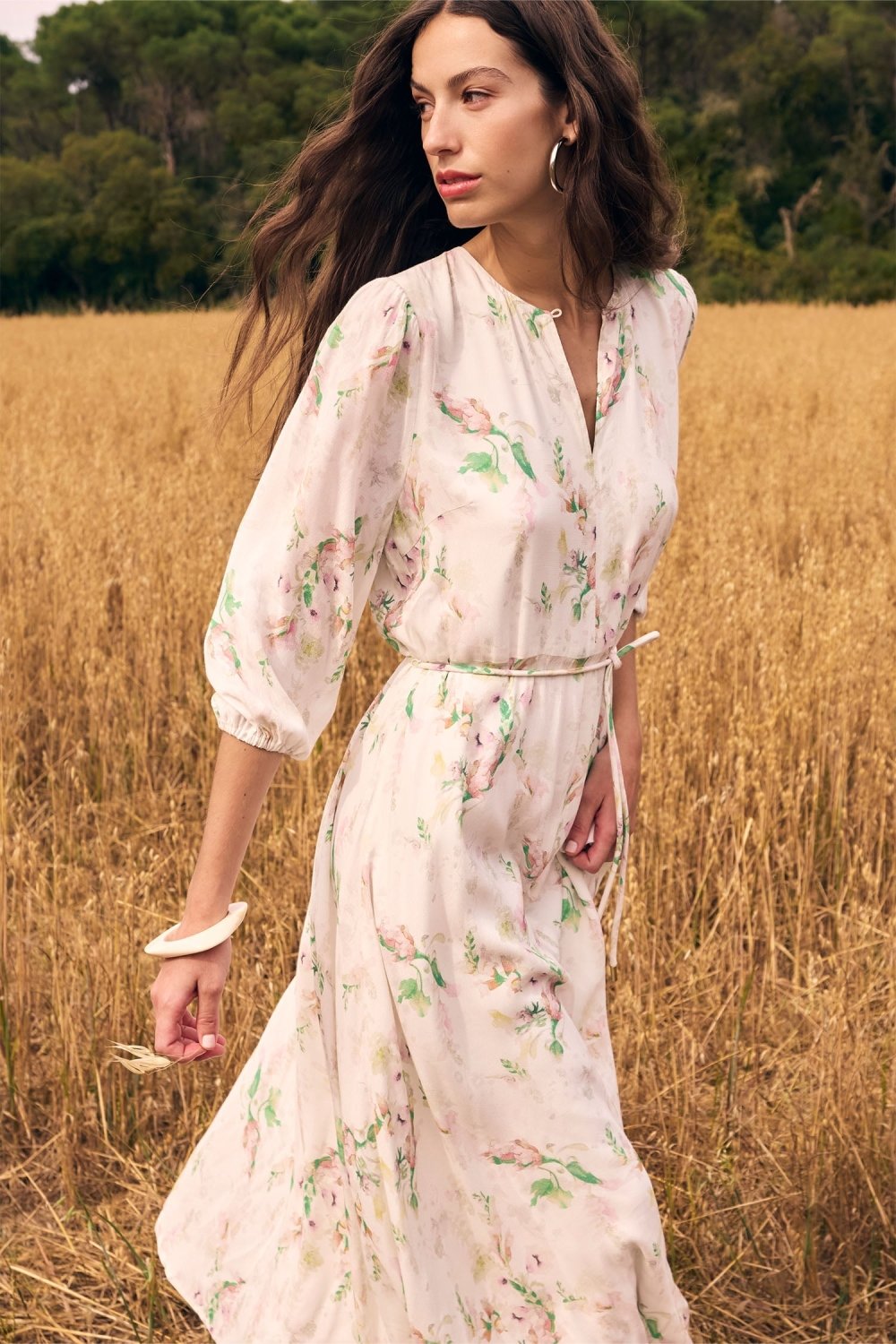 sequence dress - painterly bloom - Stanleyandstone