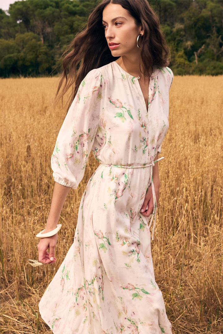 sequence dress - painterly bloom - Stanleyandstone