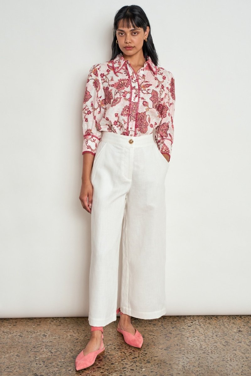 serenade top - rose paisley Zoe Kratzmann