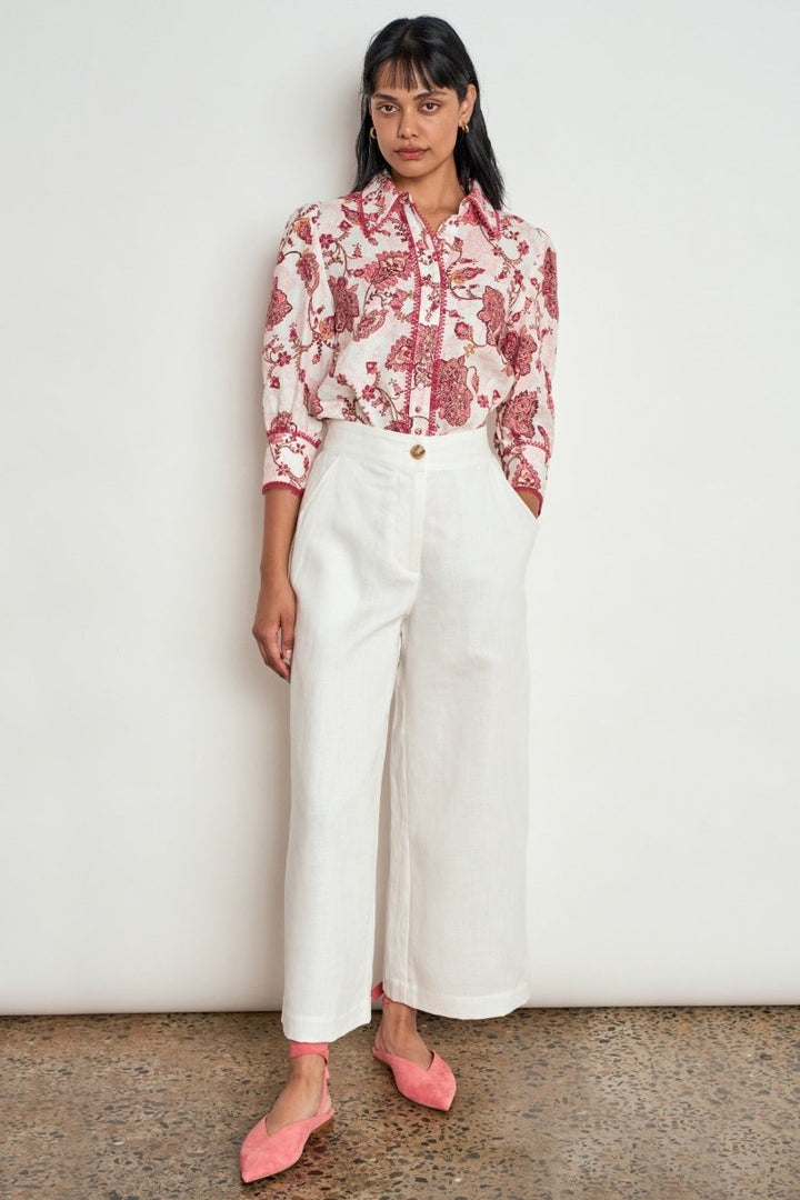 serenade top - rose paisley Zoe Kratzmann