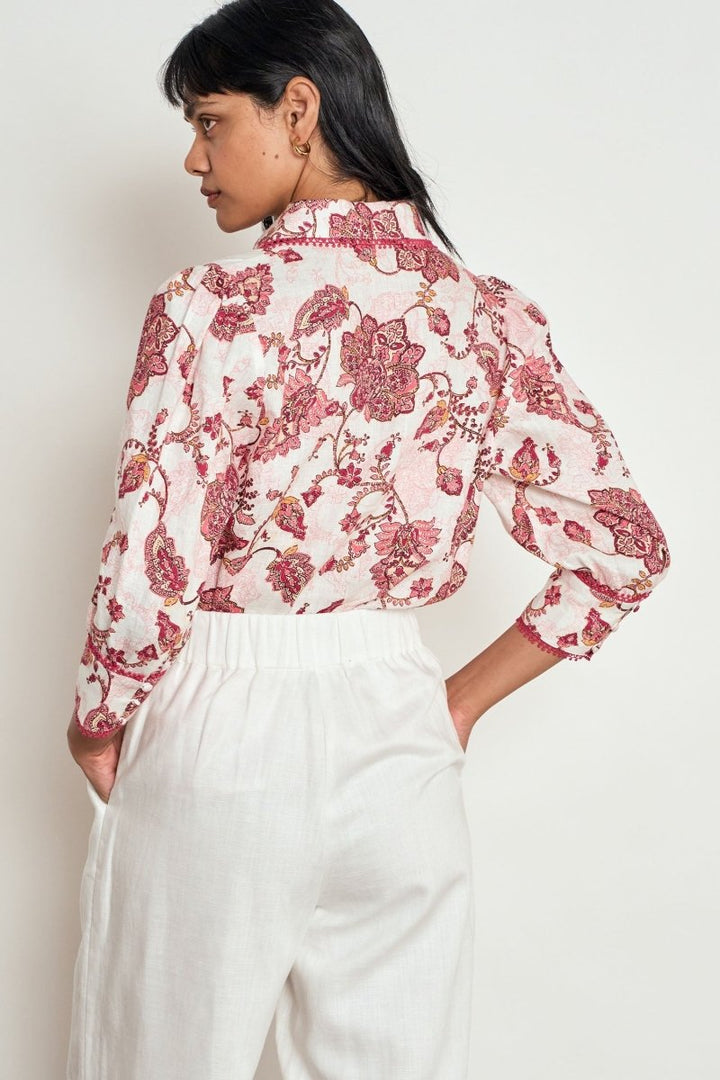 serenade top - rose paisley Zoe Kratzmann