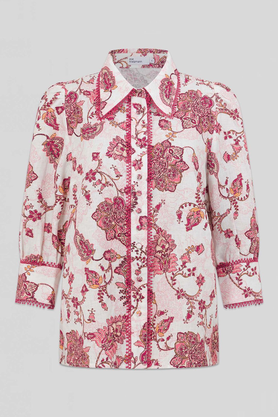 serenade top - rose paisley Zoe Kratzmann