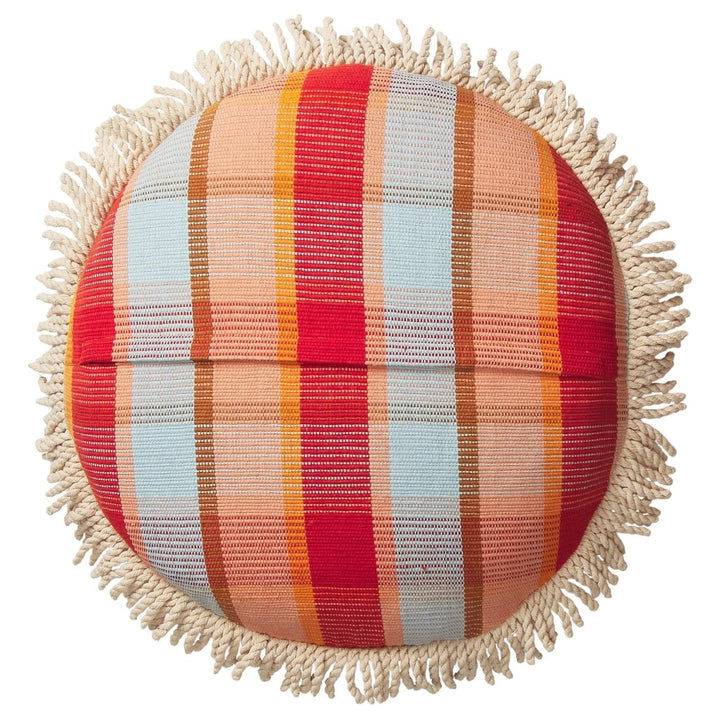 Shiloh Cross-Stitched Embroidered Cushion - Stanleyandstone