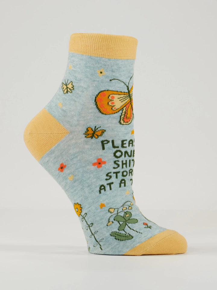 "Shitstorm" Socks socks Blue Q Socks