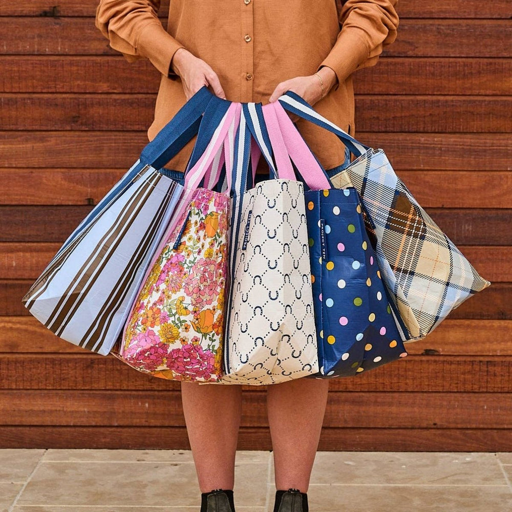 Shopper Tote – Oxford Stripe - Stanleyandstone