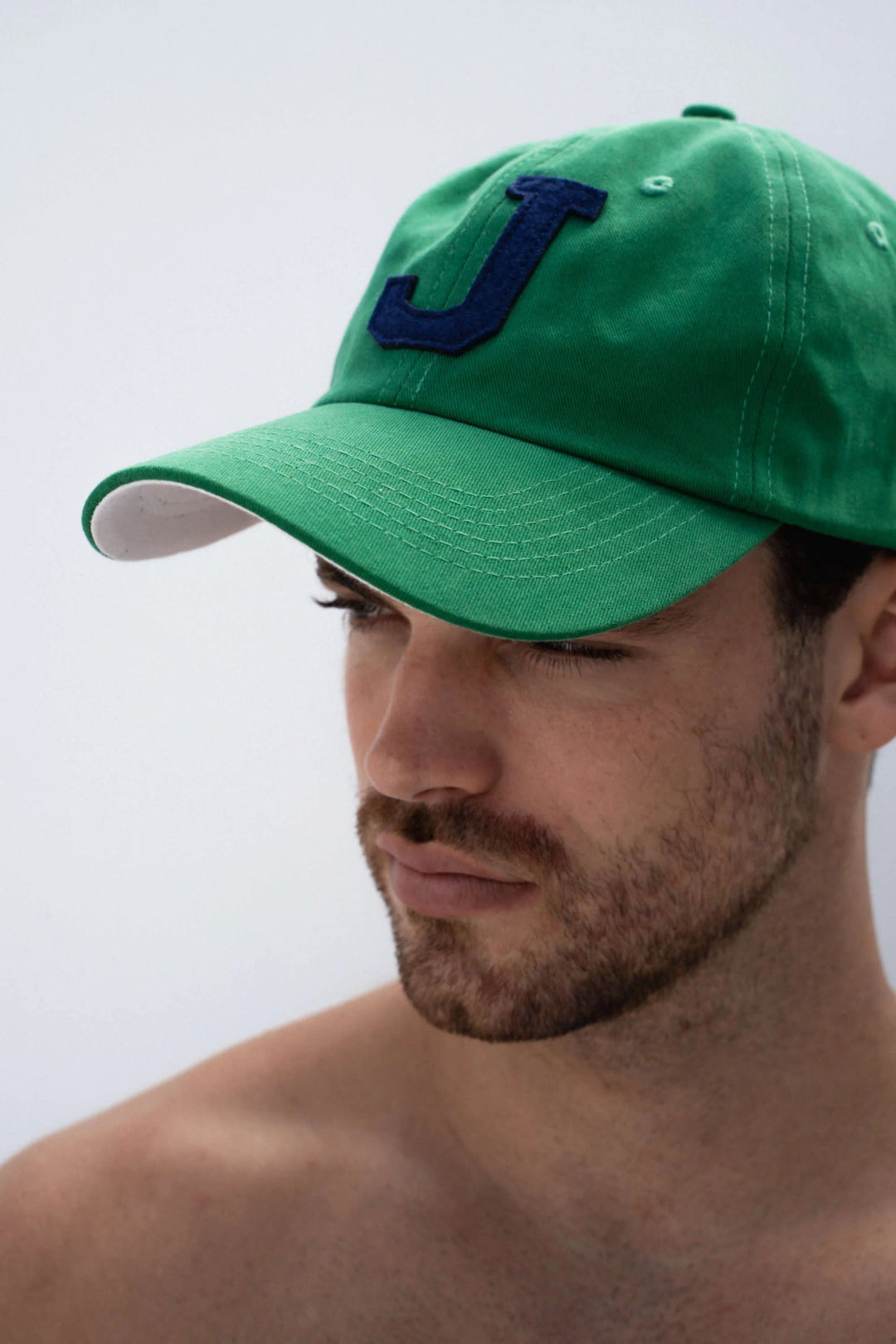 Shore Club College Letter Caps - Green Cap Shore Club