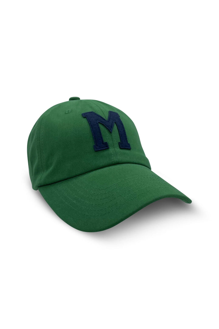 Shore Club College Letter Caps - Green Cap Shore Club