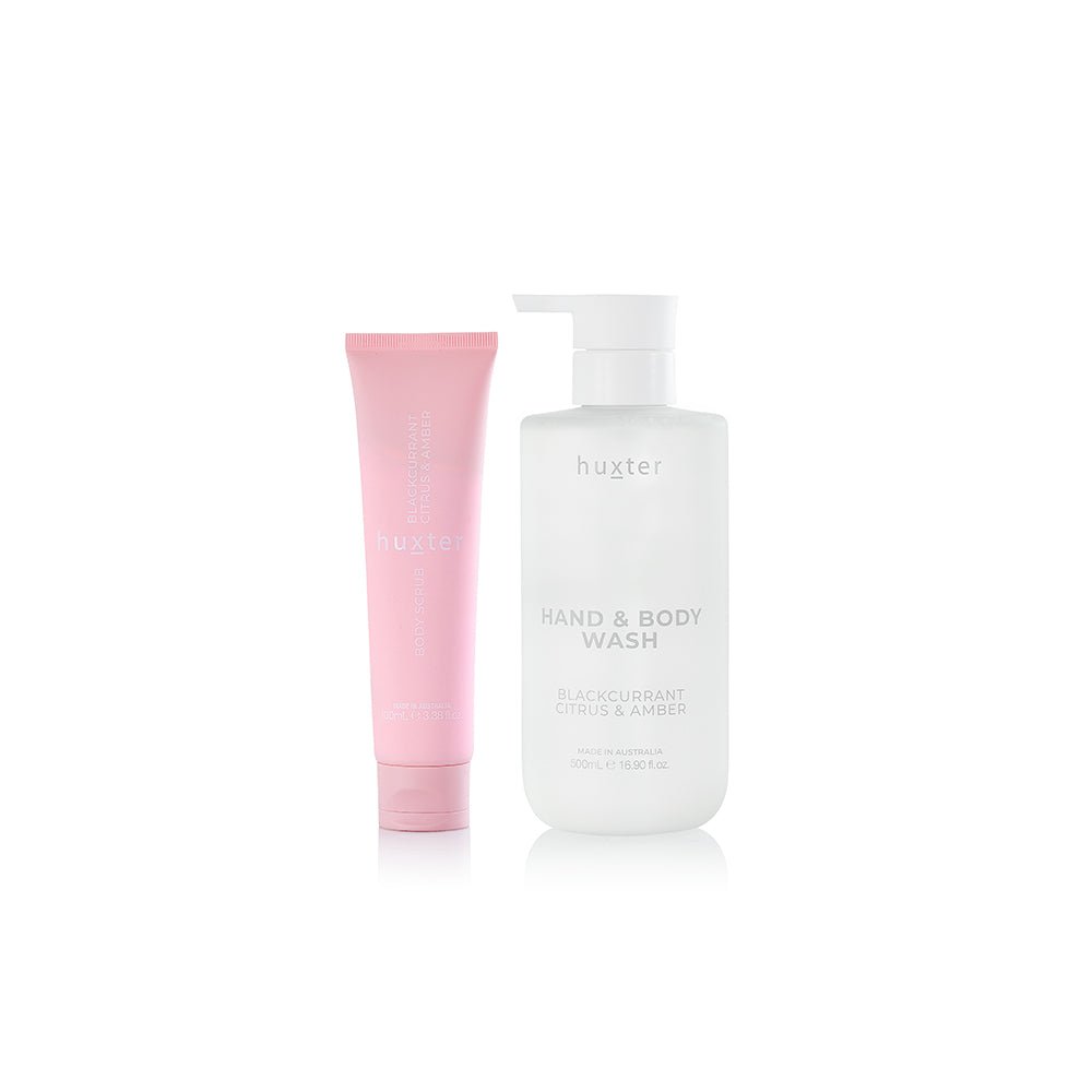 Shower Pamper Duo - Blackcurrant, Citrus & Amber - Stanleyandstone