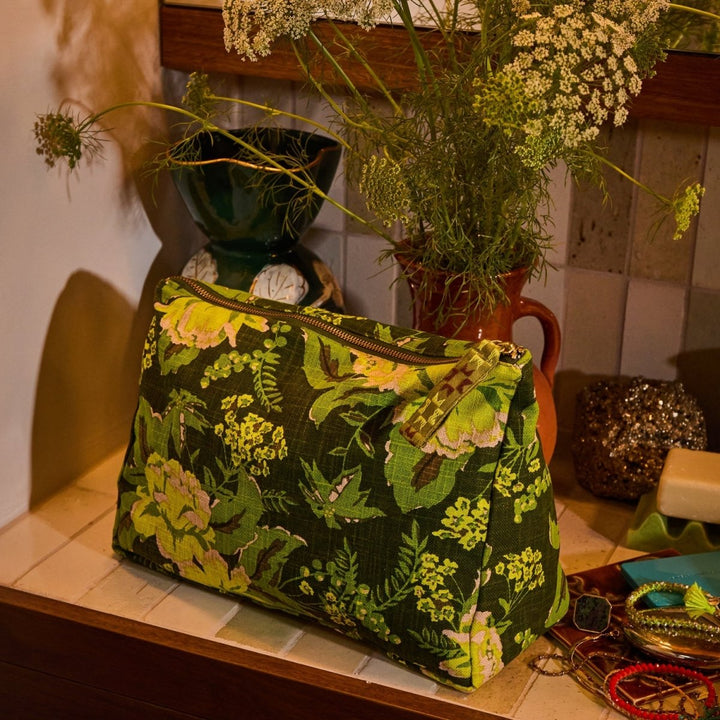Sierra Cosmetic Bag Sage &amp; Clare