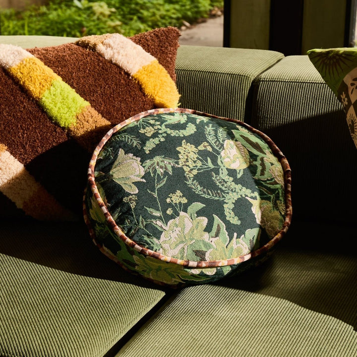 Sierra Round Jacquard Cushion - Stanleyandstone