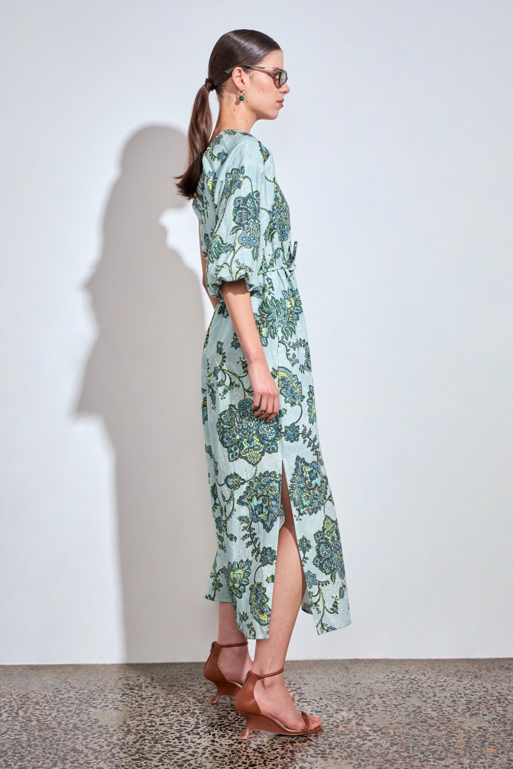 silhouette dress - fern paisley dress Zoe Kratzmann
