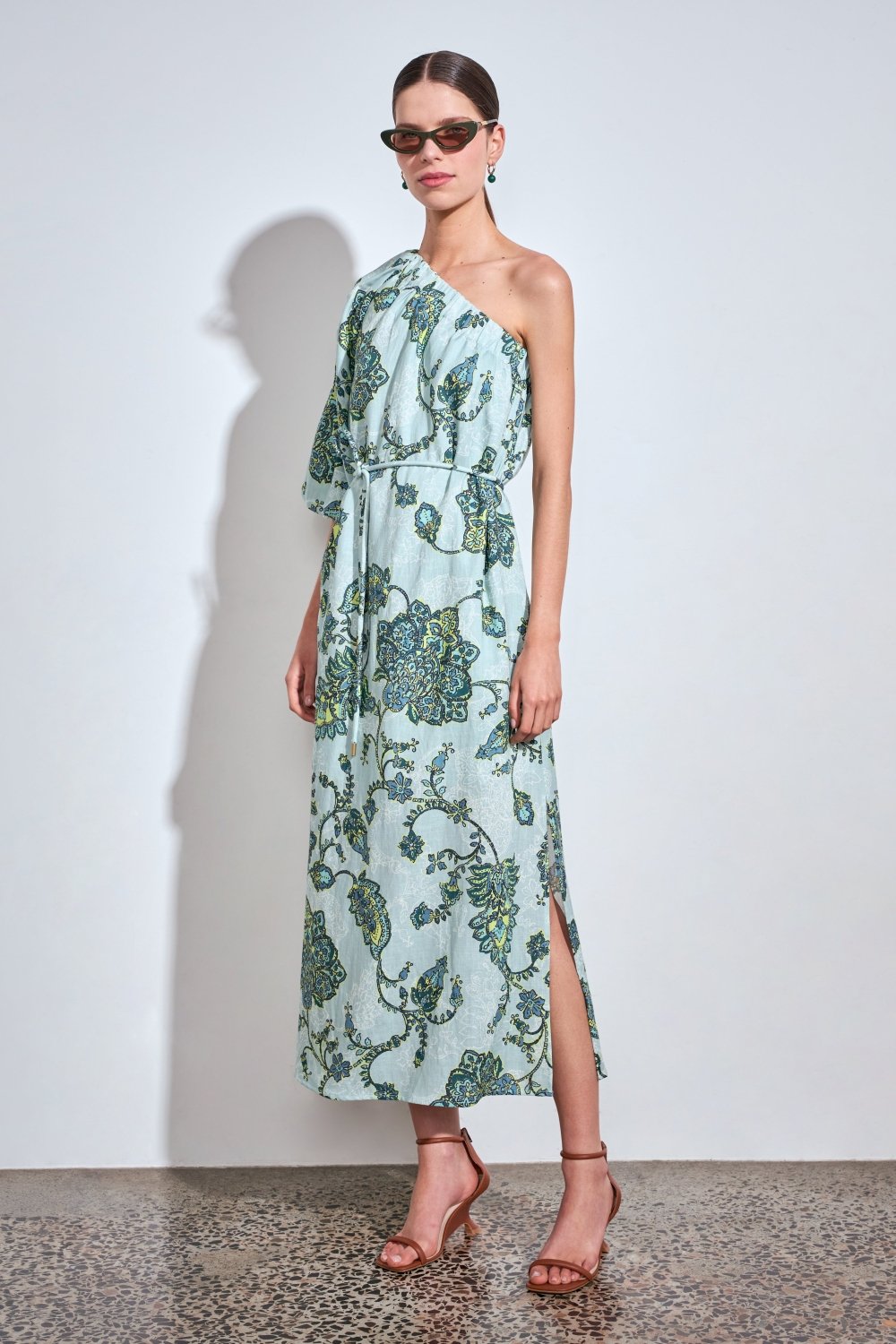 silhouette dress - fern paisley dress Zoe Kratzmann