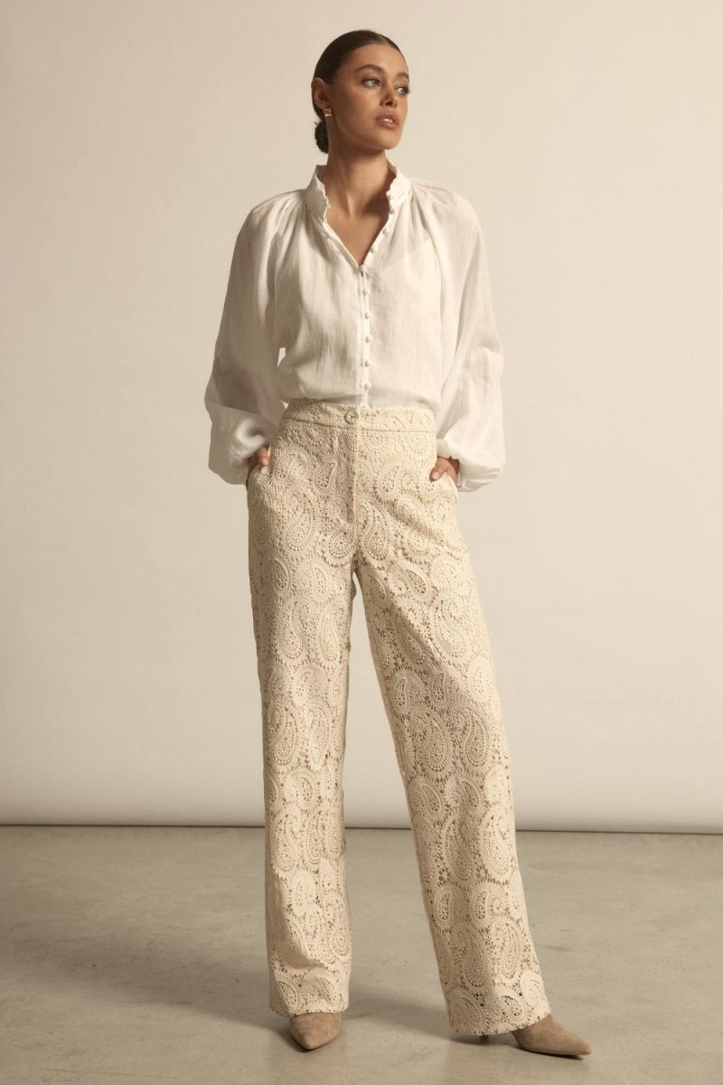 sincere top - porcelain Blouse Zoe Kratzmann