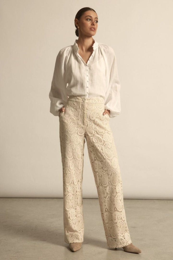 sincere top - porcelain Blouse Zoe Kratzmann