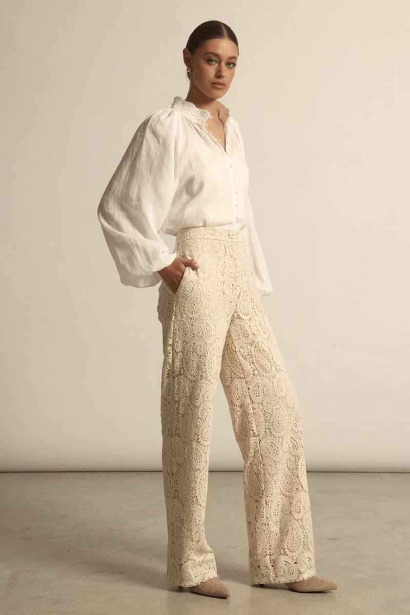 sincere top - porcelain Blouse Zoe Kratzmann