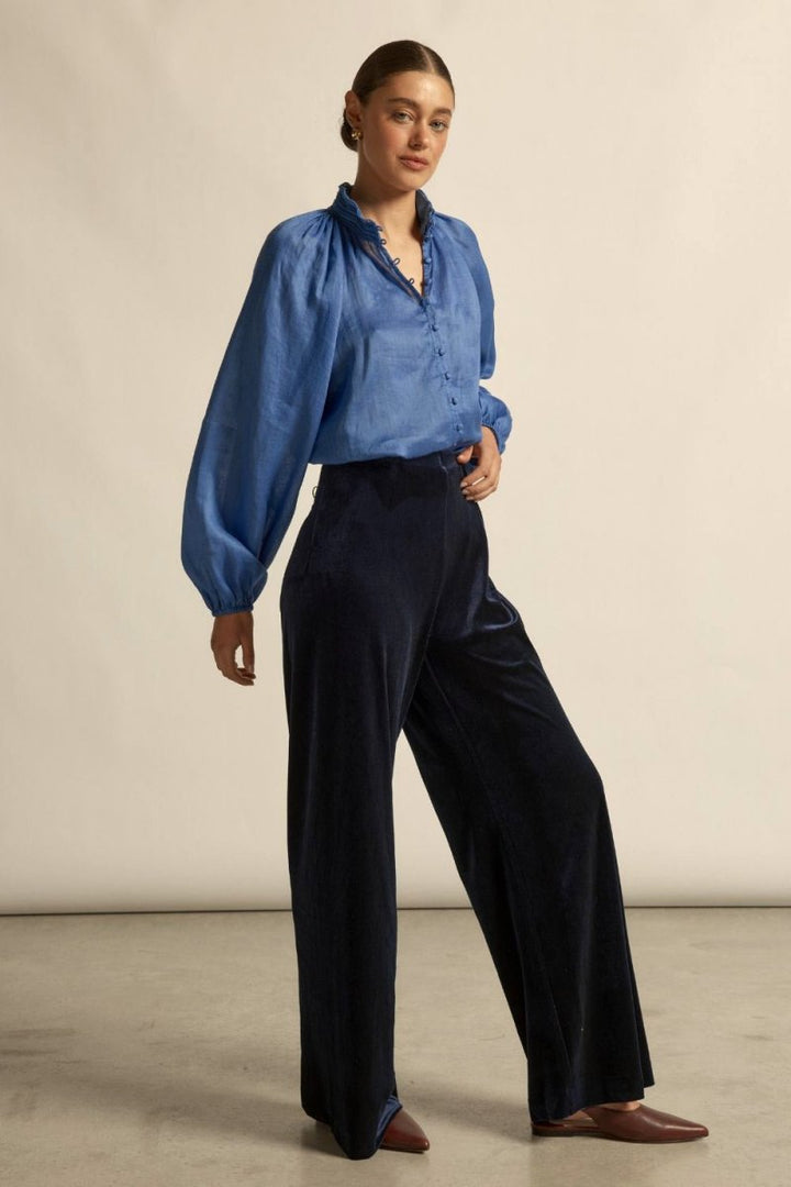 sincere Top - sapphire Blouse Zoe Kratzmann