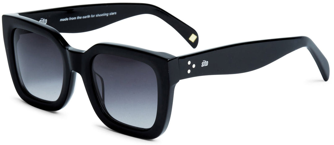 Sito sunglasses Harlow Black Grey Gradient Polar Sito Shades