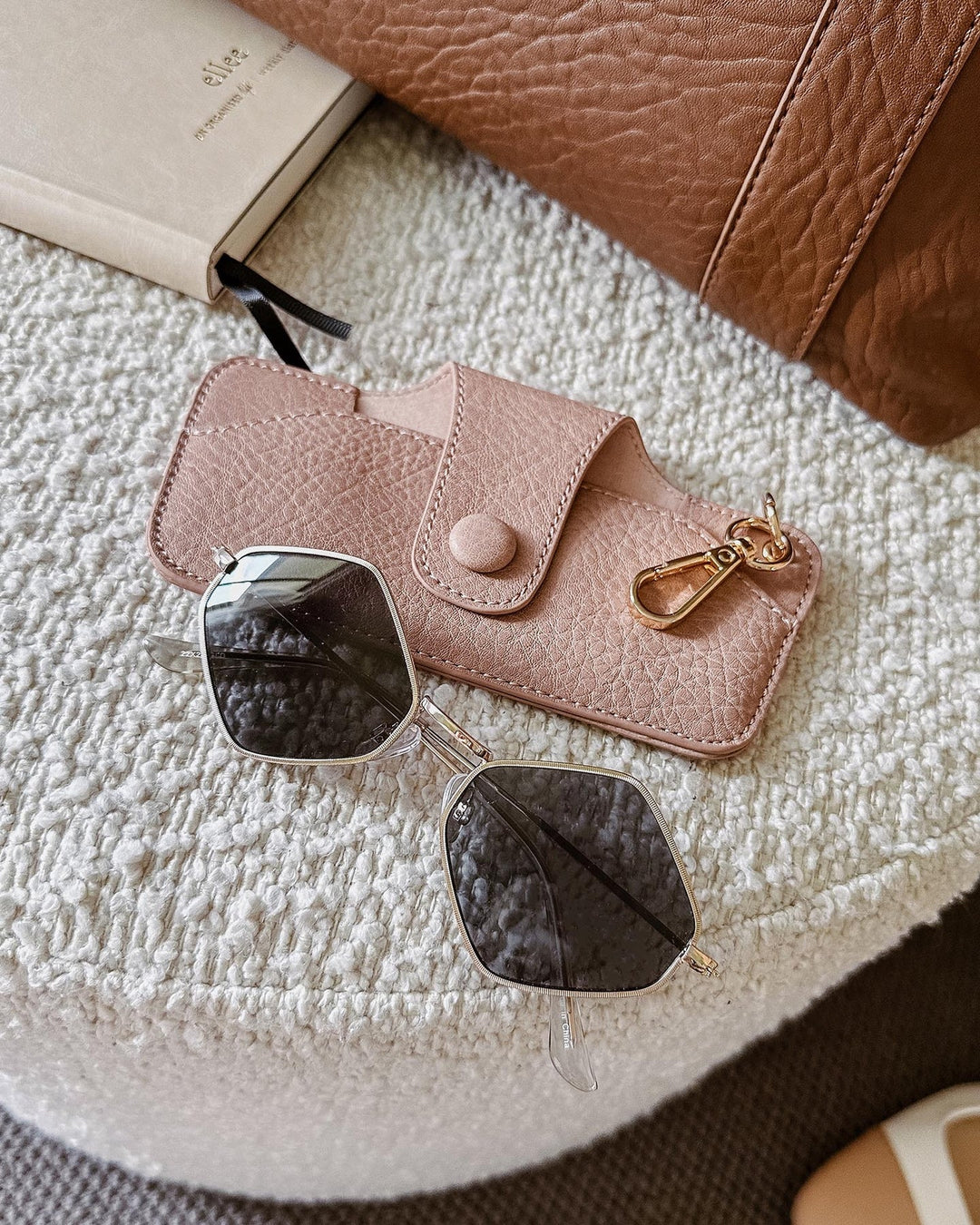Skittle Sunglass Case - Dusty Pink sunglass case Louenhide