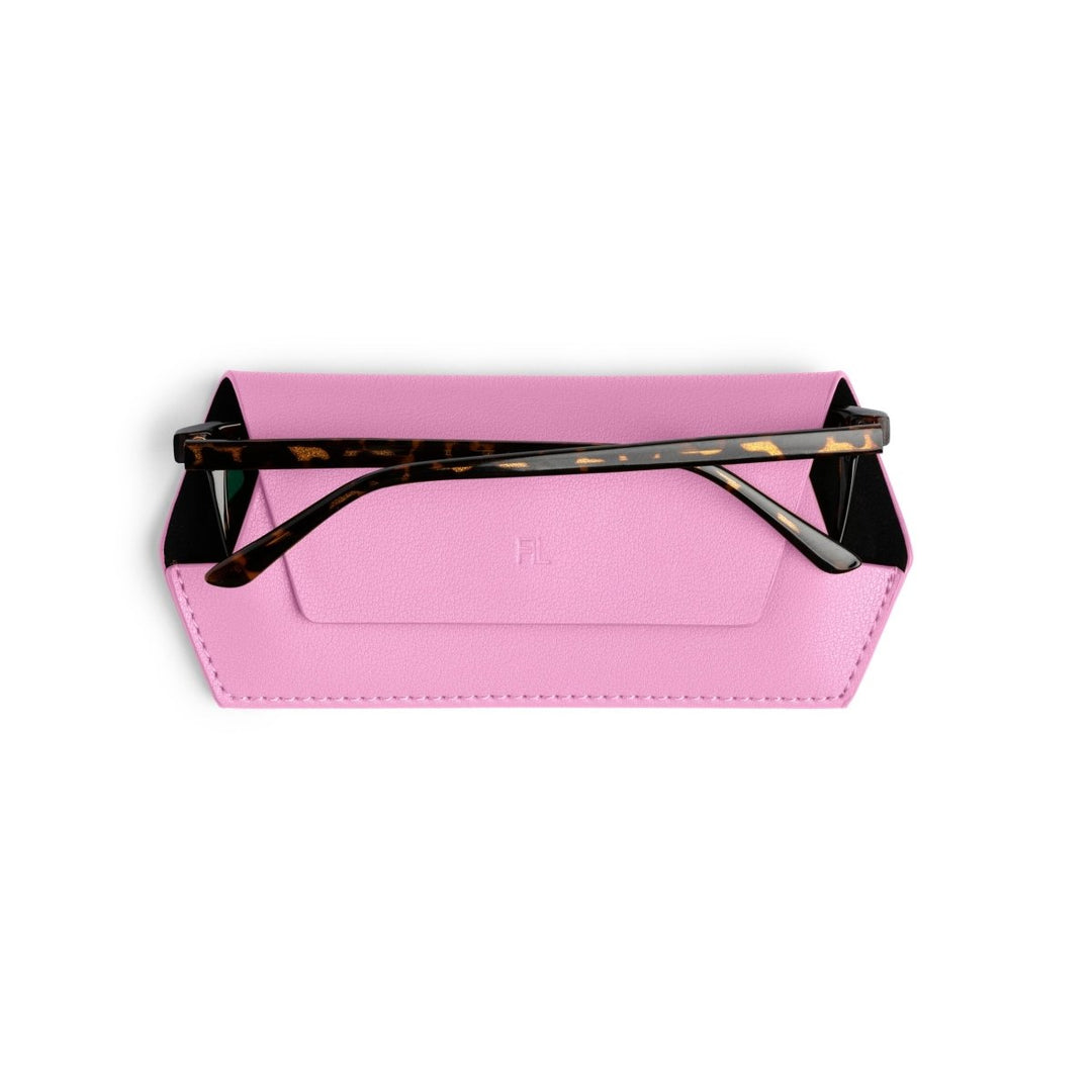 Slimline Glasses Case - Candy Pink glasses case Fox and Leo