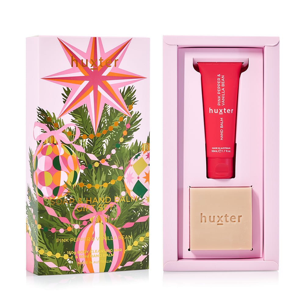 Soap & Hand Balm Gift Set Huxter